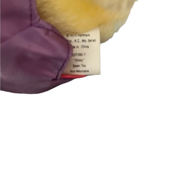 Vintage Hallmark 1996 “Dibby” Chick in Egg Easter Plush Stuffed Animal - Picture 5 of 8